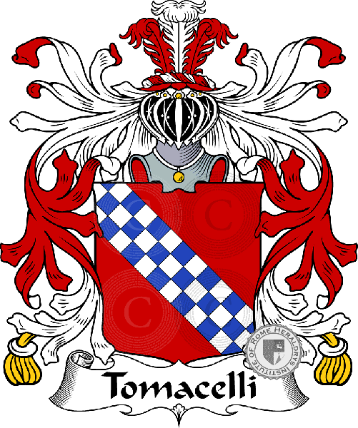Escudo de la familia Tomacelli