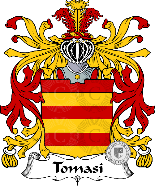 Escudo de la familia Tomasi