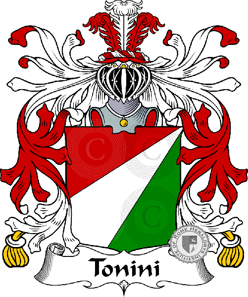 Escudo de la familia Tonini