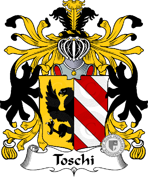 Brasão da família Toschi