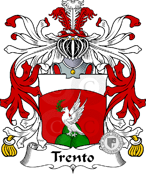 Coat of arms of family Trento