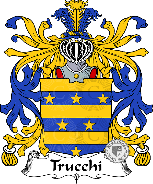Wappen der Familie Trucchi or Truchetti