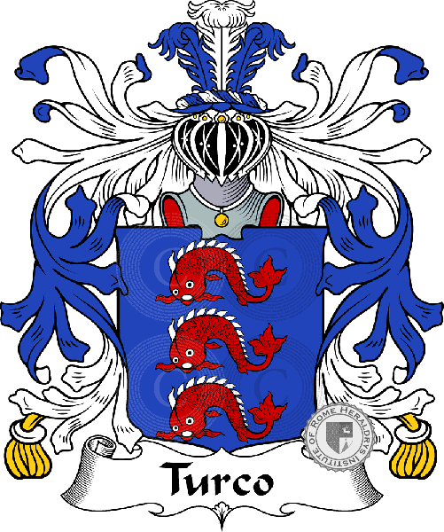 Coat of arms of family Turco