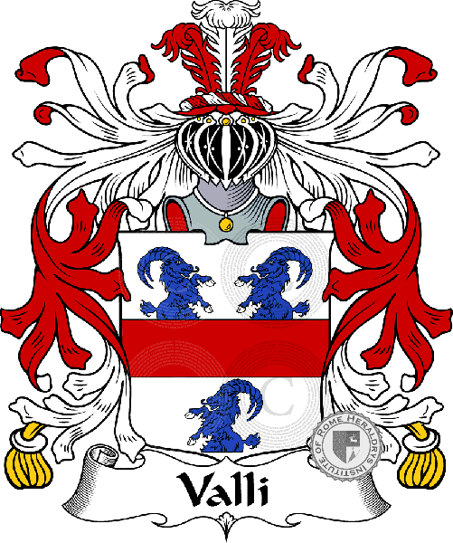 Escudo de la familia Valli