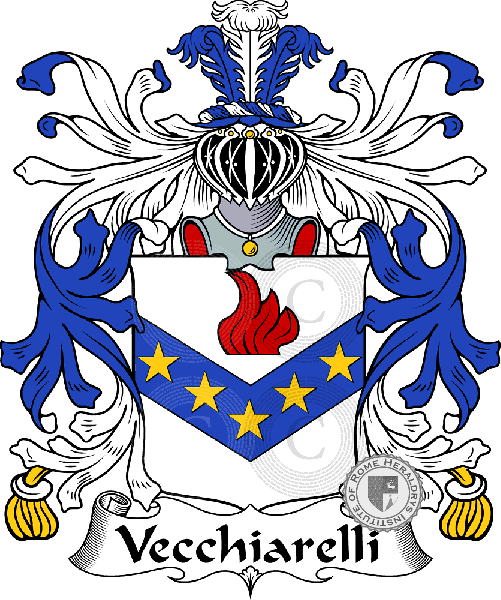 Coat of arms of family Vecchiarelli