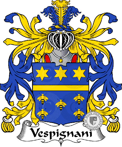 Wappen der Familie Vespignani
