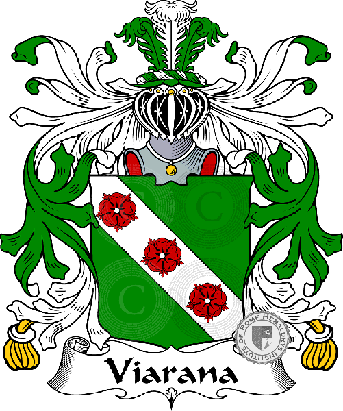 Coat of arms of family Viarana