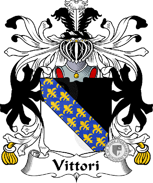 Brasão da família Vittori