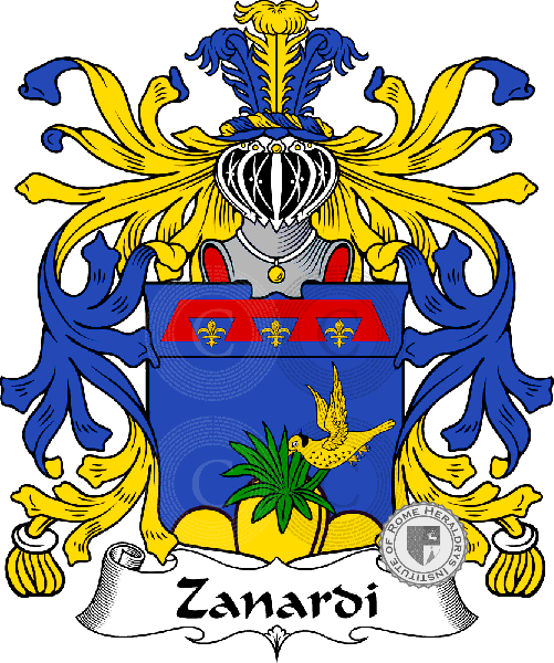 Coat of arms of family Zanardi