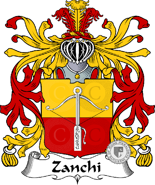 Escudo de la familia Zanchi