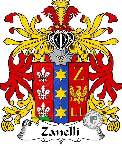 Escudo de la familia Zanelli
