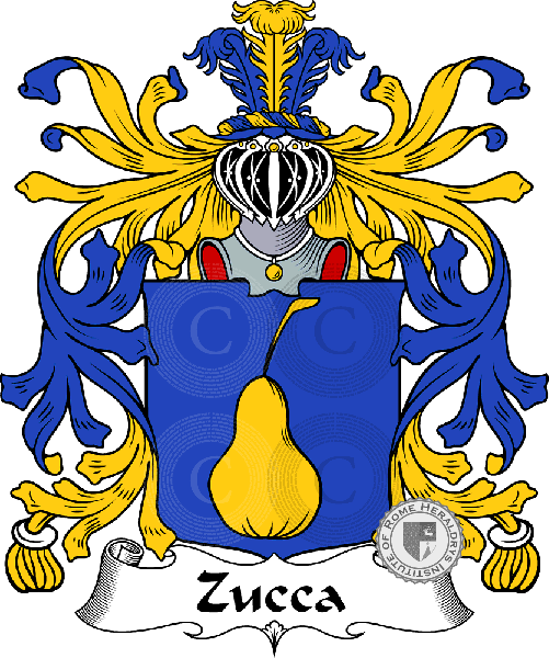 Escudo de la familia Zucca