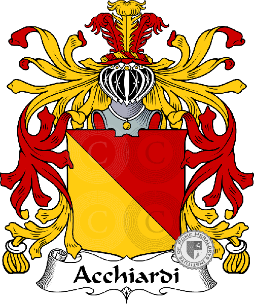 Coat of arms of family Acchiardi