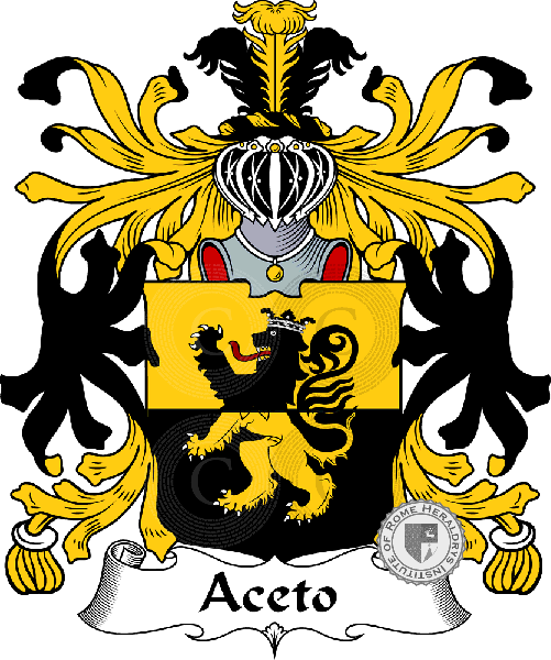 Wappen der Familie Aceto