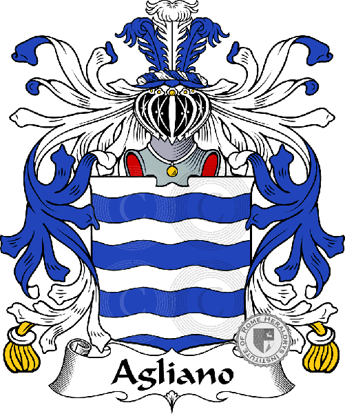 Coat of arms of family Agliano