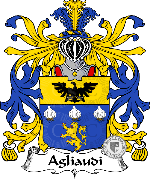 Coat of arms of family Agliaudi