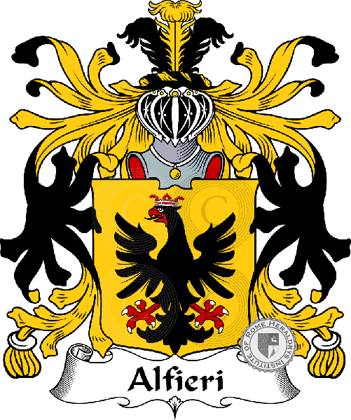 Escudo de la familia Alfieri