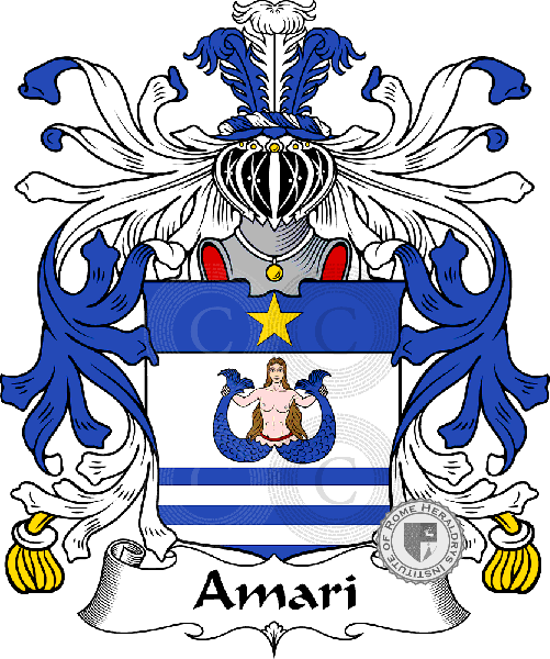 Coat of arms of family Amari