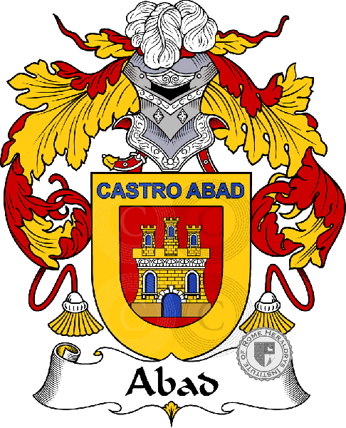 Coat of arms of family Abad