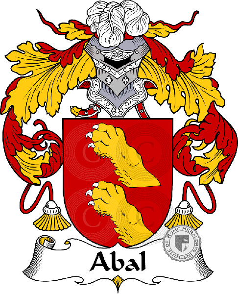 Coat of arms of family Abal