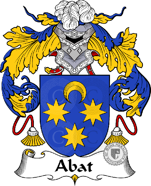 Coat of arms of family Abat