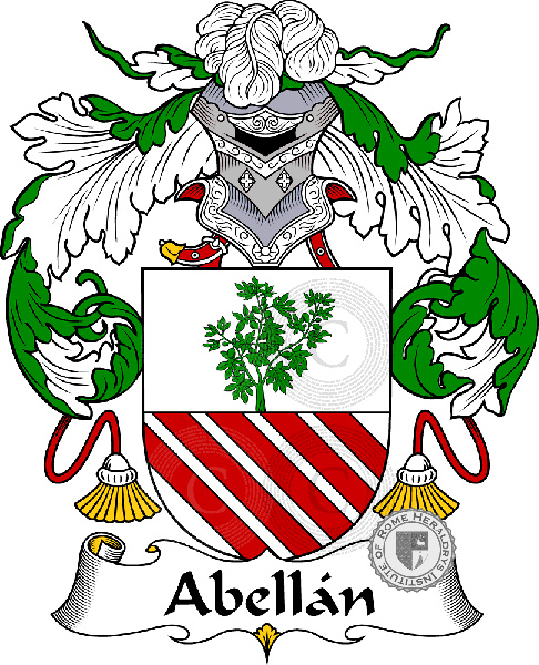 Coat of arms of family Abellán