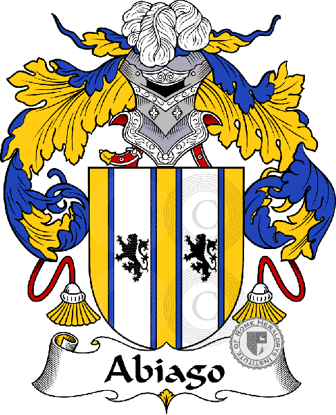 Coat of arms of family Abiago