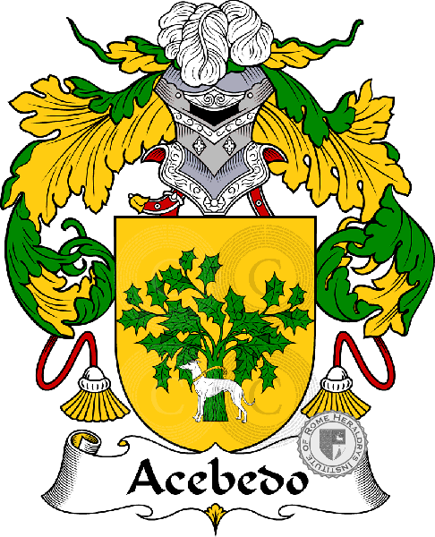 Coat of arms of family Acebedo or Acevedo I