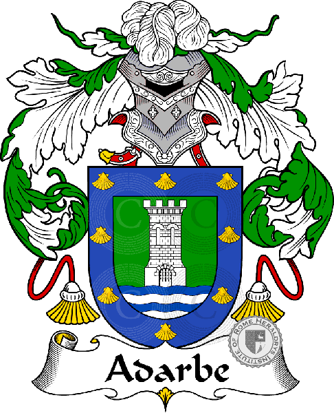 Coat of arms of family Adarbe