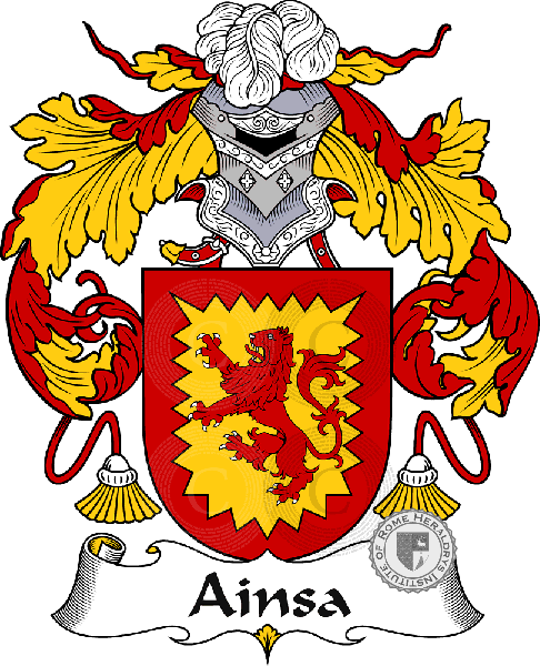 Wappen der Familie Ainsa