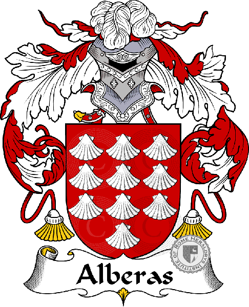 Coat of arms of family Alberas