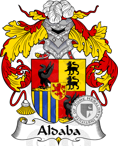 Coat of arms of family Aldaba