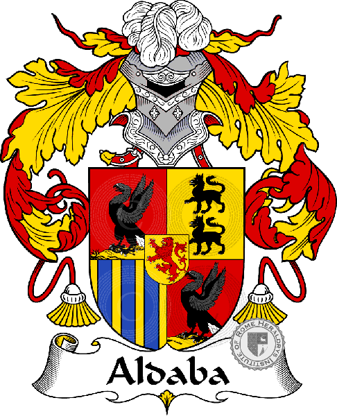 Escudo de la familia Aldaba