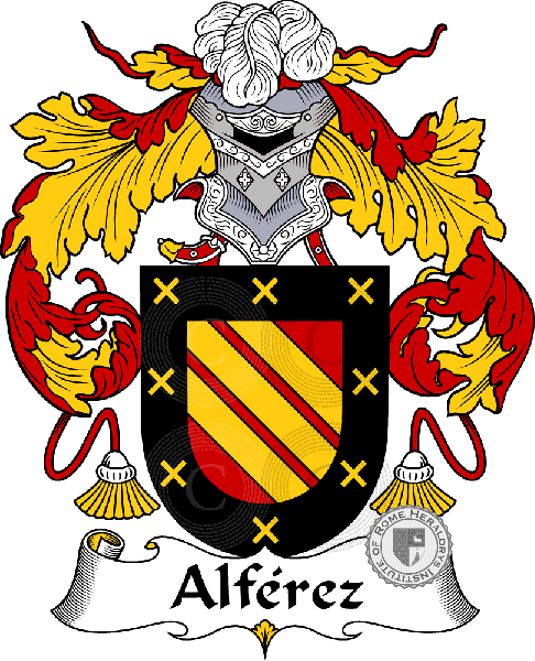 Coat of arms of family Alférez
