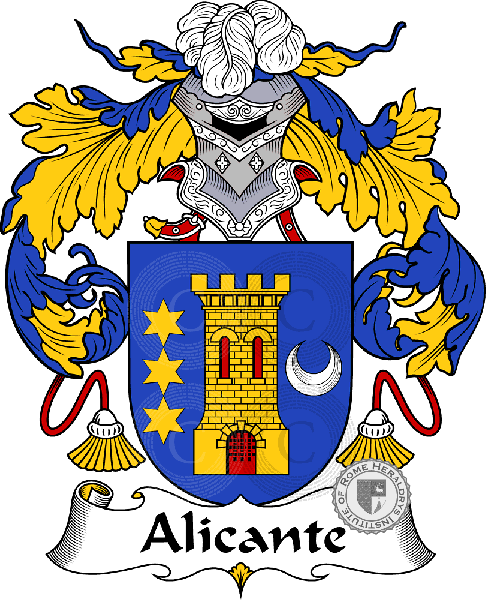 Coat of arms of family Alicante