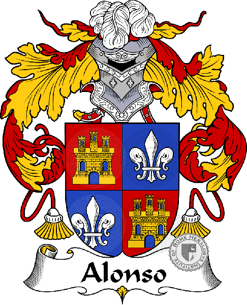 Coat of arms of family Alonso II
