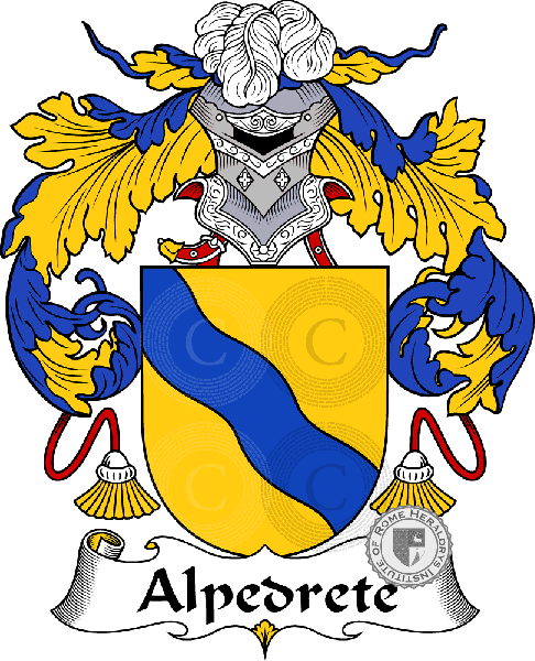 Coat of arms of family Alpedrete