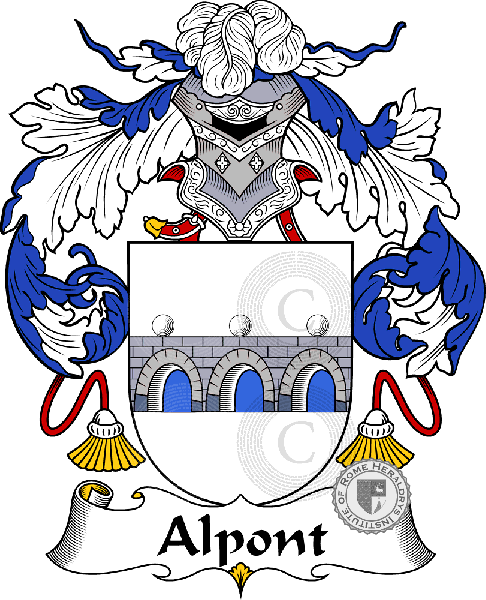 Escudo de la familia Alpont I