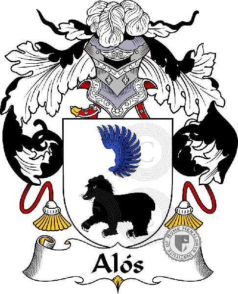 Coat of arms of family Alós