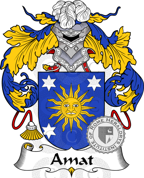 Wappen der Familie Amat