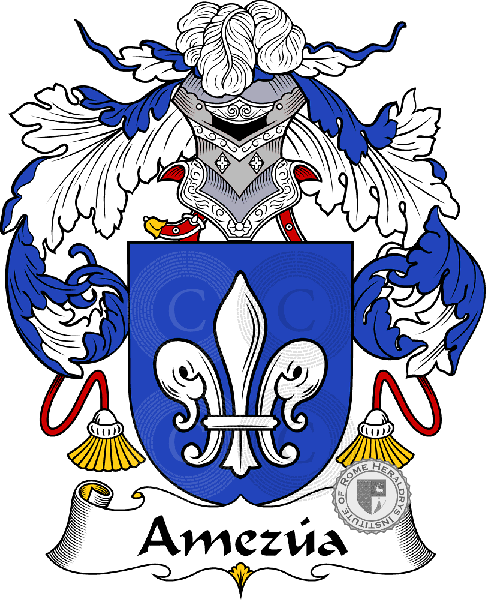 Coat of arms of family Amezúa