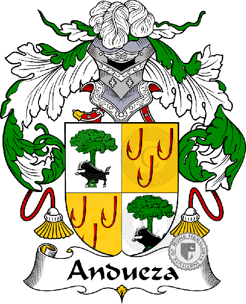 Coat of arms of family Andueza