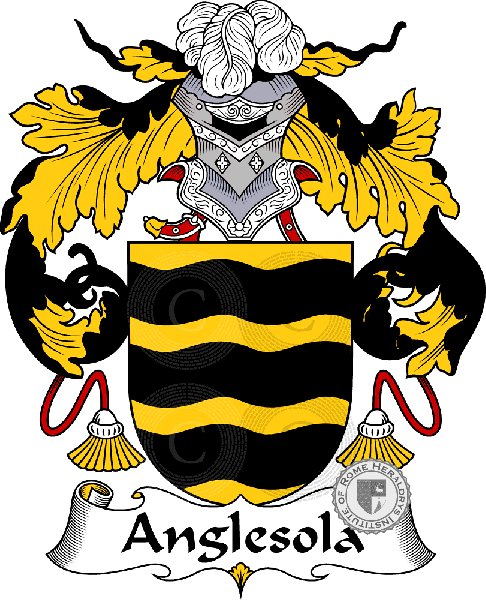 Coat of arms of family Anglesola