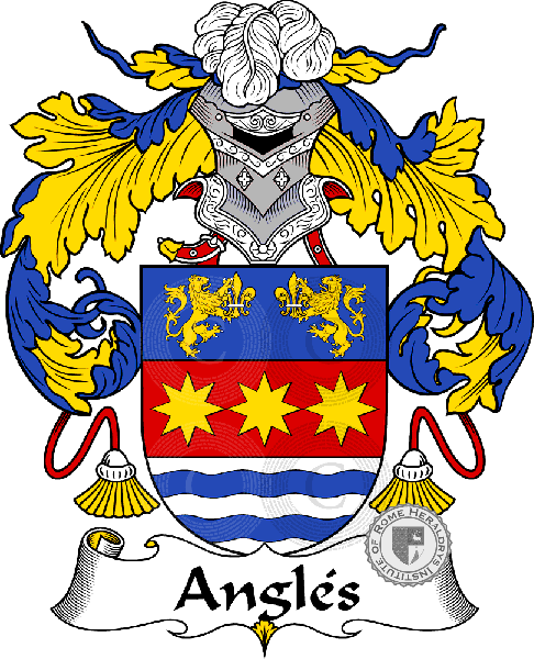 Coat of arms of family Anglés