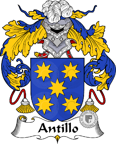 Escudo de la familia Antillo