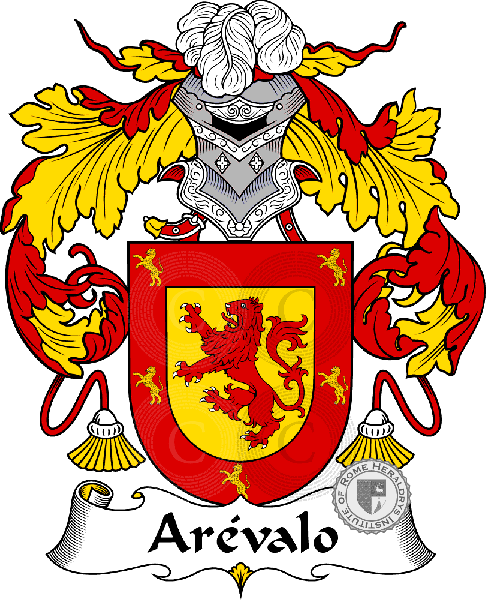 Coat of arms of family Arévalo I