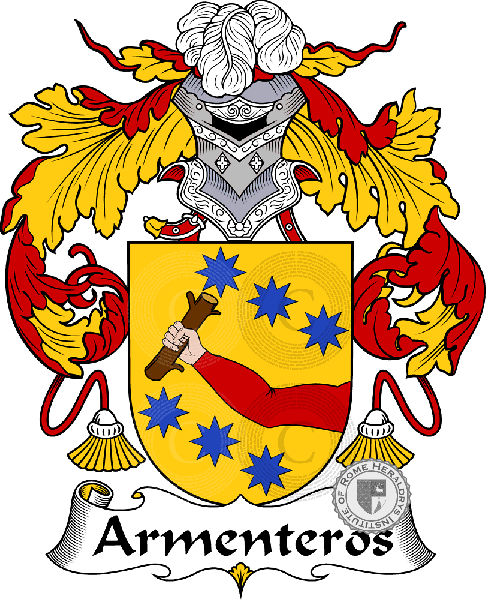 Coat of arms of family Armenteros
