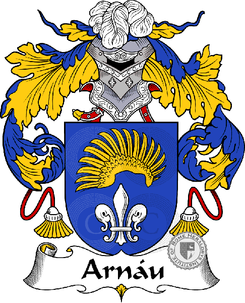 Coat of arms of family Arnáu