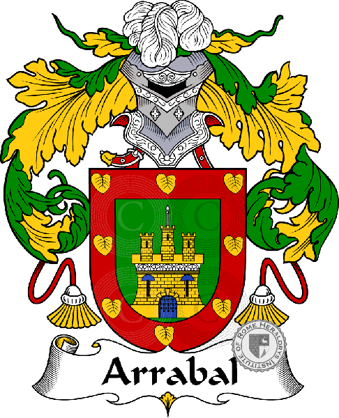 Coat of arms of family Arrabal