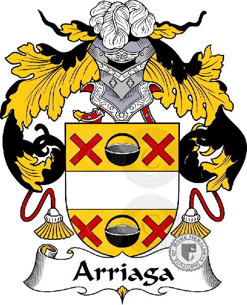 Wappen der Familie Arriaga